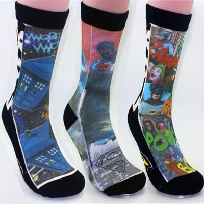 China Breathable Sporty Spandex/Polyester Sublimation Custom Socks, Wholesale Knitted Technics Polyester Tie Dye Sublimation Socks for sale