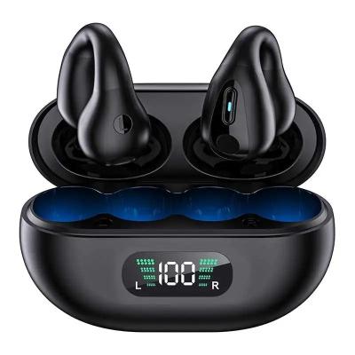 China 2023 New Arrivals Sustainable Wireless Bluetooth Clip On Earphone Hanging Earphone Bone Conduction Earphone for sale