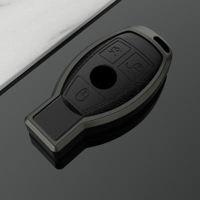 China Hot Sale Luxury Aluminum Alloycar Car Key Case Cover Key Case For Mercedes Benz W203 W204 W211 CLK C180 E200 AMG C E S Class for sale