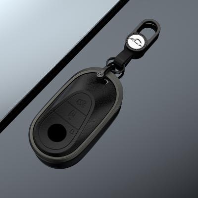 China Luxury Aluminum Alloycar FOB Key Case Cover Metal Car Key Case Inclusive Key Case Cover For Benz Key Case Car Key Holder For Benz for sale