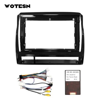 China Single Color with No Pattern Wotesn 9'' Car Radio Facial Frame for Toyota Tacoma 2005-2013 Deluxe With Wires Canbus Car Radio Dashboard Frame for sale