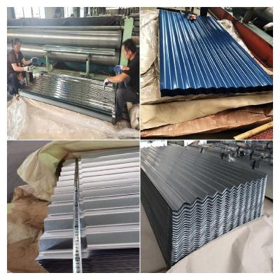 China Color Coated Corrugated Galvalume Steel Sheets Price for sale