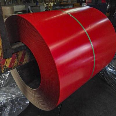 China PPGI Coils, Color Coated Steel Coil, Prepainted Galvanized Steel Coil PPGI Coils Color Coated Steel Coil Roofing Sheets Building Materials Traffic Red for sale