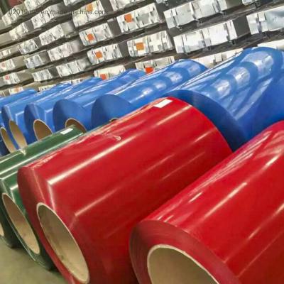 China Color Coated Steel Coil Galvalume Color Stone Coated Metal Roof Tile Steel Coil PPGI Coils Color Coated Steel Coil Color Steel Coil for sale