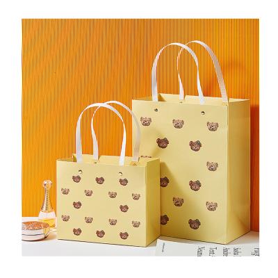 China Recyclable Printed Mini Medium Large Eco-Friendly With Handles Gift Bags Stor, Custom Your Own Logo Gift Bags for sale