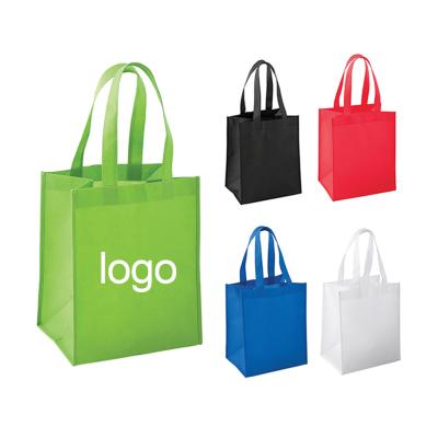 China Custom Eco-Friendly Logo Printed Recyclable Business Shopping Bags, Tote Woven Quilt Bag Personalized Reusable Pp Non for sale