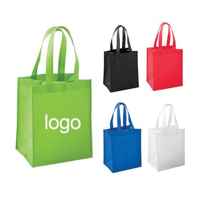 China Custom Eco-Friendly Logo Printed Recyclable Plain Shopping Bags, Tote Personalized Reusable Plain Non Woven Bags for sale