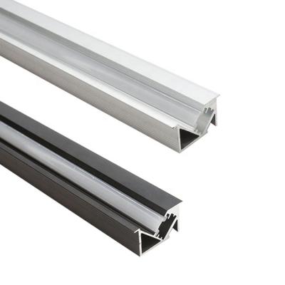 China door & Aluminum Aluminum Profile 6063-T5 Alloy Corner Extrusion Led Corner Window Wall Channel LED Corner Moutned Extruded Angle T3-T8 for sale