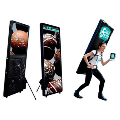 China Portable Walking Backpack LED Display Board For Advertising With Moving LED Messages for sale