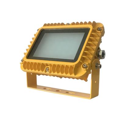 China 20w 30w 40w 50w 60w Materials Location IP66 Gas Station Light Chemical Powder Steel Explosion Proof Led Flood Light for sale