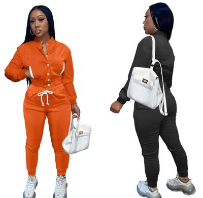 China Custom Logo Jogger Sweatpants And Hoodie QUICK DRY QUICK DRY Set Sports Suit 2 Piece Two Piece Sweatsuit Set Tracksuit Autumn 2021 Women Clothes for sale