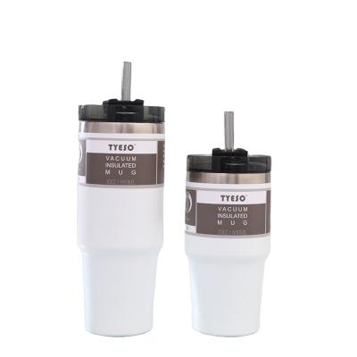 China Best Sellers Sustainable Stainless Steel Travel Coffee Mug Insulated Cola Cups Mugs With Lid And Straw for sale