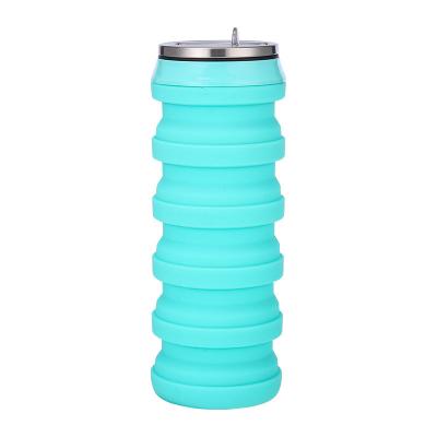 China Amazon Sustainable Success 2022 Portable Outdoor Cola Can Collapsible Water Bottle for sale