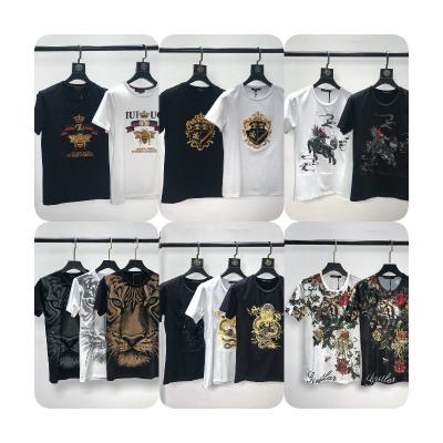 China 210 Gsm Short Sleeve Cotton Summer Print T-shirt Men's High Quality T-shirt 100% Cotton T-shirt Premium T-shirt for sale