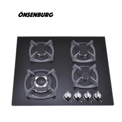 China Hotel 4 burner sabaf gas hob home appliance for sale