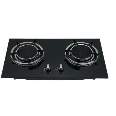 China Infrared Type Household Two Burner Tabletop Gas Stove for sale