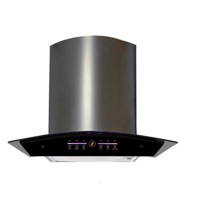 China Automatic Kitchen Range Hotel Hood 600mm Clean Width Small Size Hood With Touch Control Switch for sale