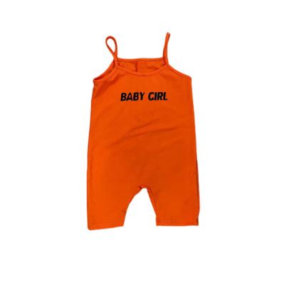 China 2022 New Arrival Breathable Sale Baby Girl Overalls Solid Color Babies Summer Clothing Hot and Kids Overalls for sale