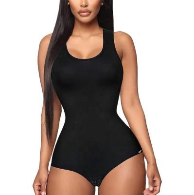 China Breathable Europe and the United States triangle body shaper jumpsuit beauty back waist open file pantyhose body shaper jumpsuit for sale