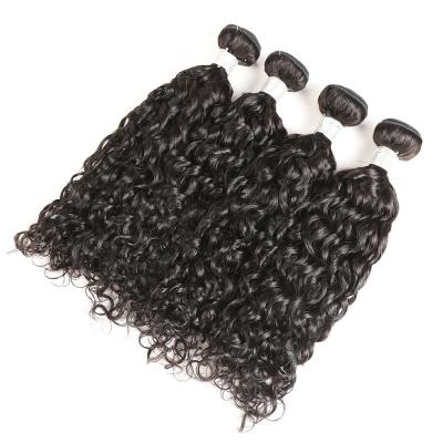 China Silky Straight Wave 3 Bundles Virgin Hair Brazilian Water Wave Hair Weaves Wet and Wavy Natural Wave Weft for sale