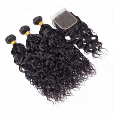 China Natural Wave Raw Indian Hair Straight From India Cheap Remy Virgin Human Hair Unprocessed Bundles Natural Wave Hair Extensions for sale