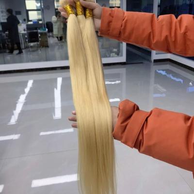 China #613 Color #613 Straight Straight Blonde Hair Bundles Best Quality Wholesale Sellers #613 Hair 10-30 Inches. length for sale