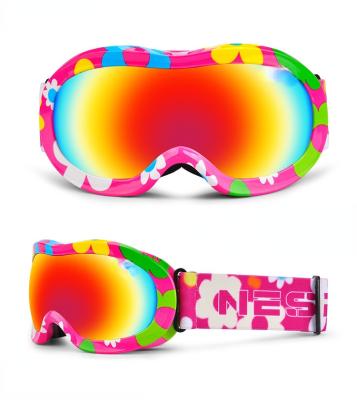 China Sports sunglasses 2022 newest winter double-layer boys and girls outdoor mountaineering glass children's ski fog goggles for sale