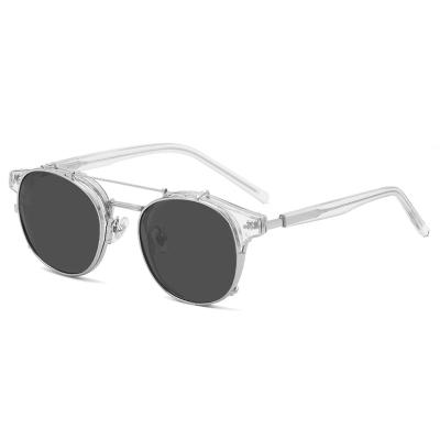 China 100% Factory Custom Designer High Quality Custom Designer UV Shade Retro Unisex Latest Model Round Shape Polarized Sunglasses for sale