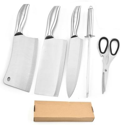 China Viable Bargain Price Six-piece Knife Cutlery Sets Stainless Steel Knife Kitchen Knife Set for sale