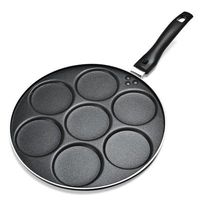 China Mini Dumpling Egg Four-Hole Artifact Omelet Breakfast Poached Egg Pan Minimalist Home Small Mold Nonstick Pan for sale