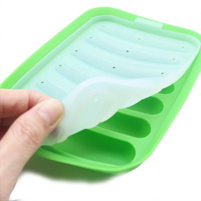 China Hot Viable Selling 6 Cavities Handmade 6 Cavities Food Grade Hot Dogs Silicone Sausage Mold Baking Tools Homemade in 1 DIY Kitchen Hot Dog for sale