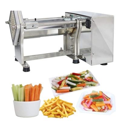 China Sustainable OO 3 Blades Electric Vegetable Slicer French Fry Potato Cutter Machine Automatic Potato Chips fires Cutter for sale