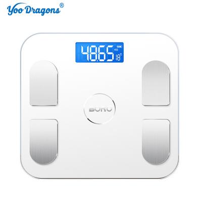 China Tempered Glass + ABS Plastic BL-2801 Bmi bathroom weight scale smart body fat composition monitor scale for sale