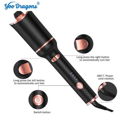 China Auto Electric Hair Curlers Yoodragons Ceramic Automatic Curling Curles Set Auto Curly Hair Waving Long Hair Iron Electric Magic Hair Curler for sale