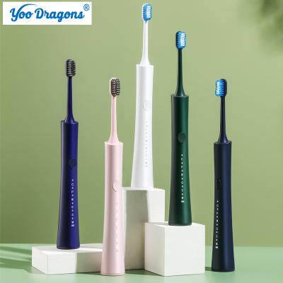 China Home Use/office/travel/Hotel China Manufacturing Ipx7 Waterproof Rechargeable Smart Electric Toothbrush Adult Slim Design Electric Toothbrush for sale