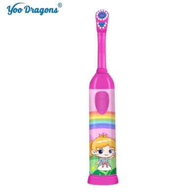 China Battery powered professional children custom logo low price powerful kids electric toothbrush for home and outdoor for sale