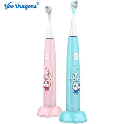 China Brush Teeth ce rohs approved automatic tooth brush custom logo 2023 oem odm ipx7 waterproof soft bristle kid's electric toothbrush gift set for sale