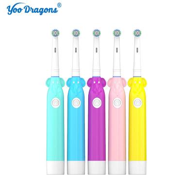 China Outdoor Manufacturing Kids Electric Toothbrushes Oral Care Battery Powered Electric Toothbrush For Children Cartoon for sale