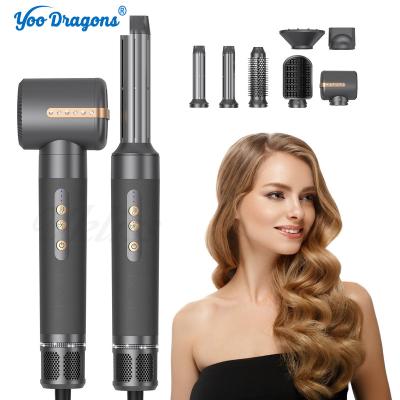 China For Home Use Hot Sale Professional One Step Hair Styler 7 In 1 High Speed Hair Dryer Dryer Straightener Electric Hair Curler Set for sale