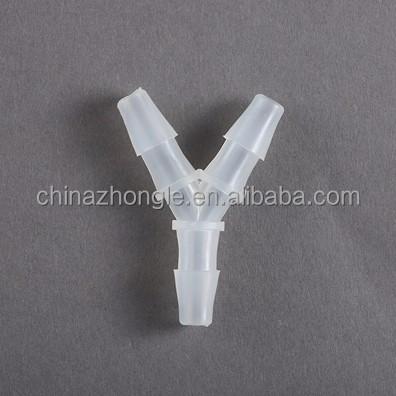 China Viable Aquarium Small Plastic Y Connector 4x6 for sale