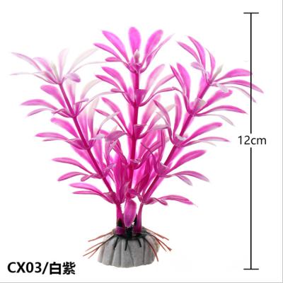 China Viable Artificial Vivid Aquarium Landscape Underwater Simulation Assorted Color Plastic Plant Aquarium Decoration for sale