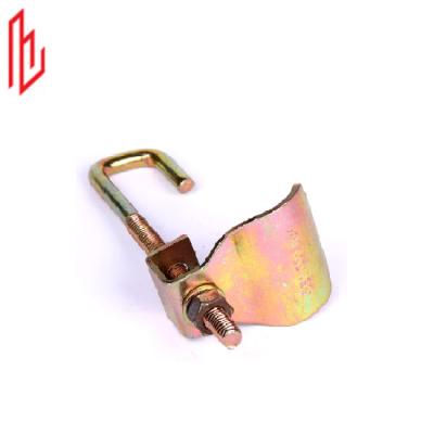 China Electro Galvanized Scaffolding Ladder Clamp Pressed EN74 BS1139 Standard for sale