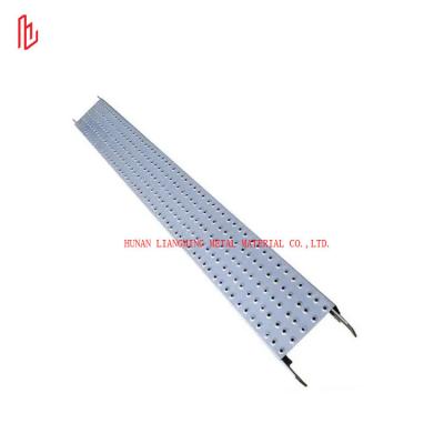 China 250*50mm Pre Galvanized Metal Plank Scaffolding Catwalk With Hook for sale