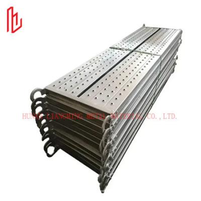 China BS1139 EN12811 Scaffolding Metal Planks Catwalk With Hook 500*50mm for sale