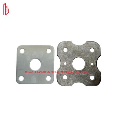 China Scaffolding Steel Prop Base Plate Q235 4mm 5mm 8mm Thickness for sale