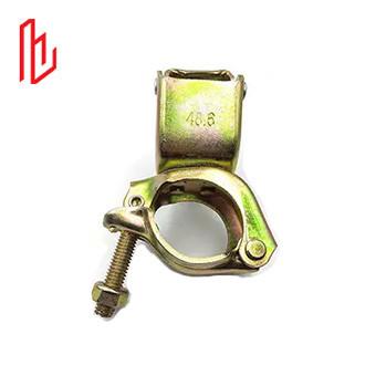 China Electro Galvanized Scaffolding Double Couplers Pressed JIS Standard 0.6kg for sale