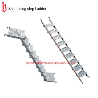 China Hot Dip Galvanized Scaffolding Staircase Q235 Scaffolding Step Ladder for sale