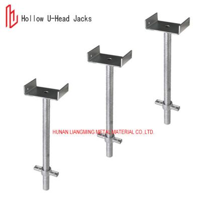 China Adjustable Hollow Scaffolding U Head Jack Q235B EN74 AS1576.2 Standard for sale