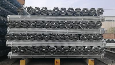 China Q235 Q345 Carbon Steel Round Scaffolding Galvanized Pipe 6m / 12m Customized for sale