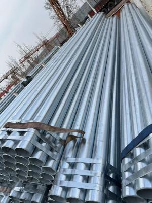 China Round Hot Dipped Galvanized Steel Pipe ASTM A53 / BS1387 / EN10255 Standard for sale